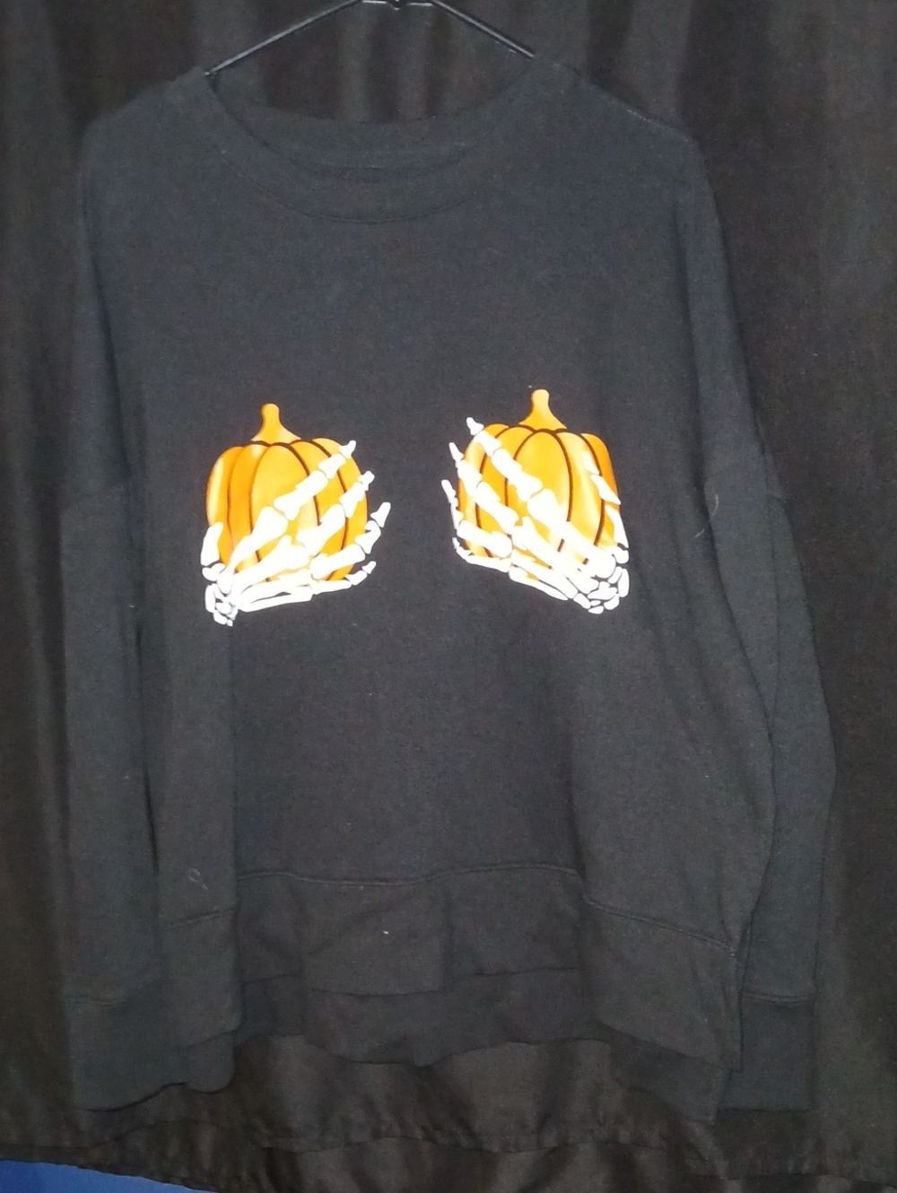 Womens Halloween Long Sleeved Sweater